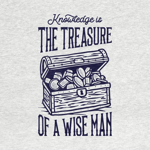 Knowledge is the treasure by Vintage Division